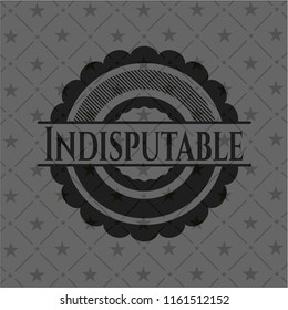 Indisputable black emblem