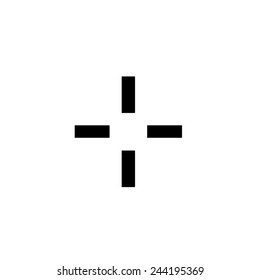 An Individual Alphabet Character of a Custom Font - Plus