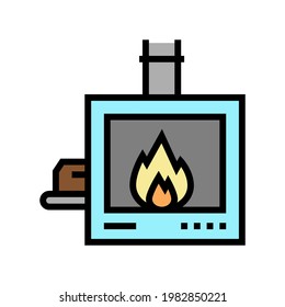 individual cremation color icon vector. individual cremation sign. isolated symbol illustration