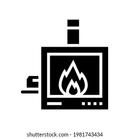 individual cremation glyph icon vector. individual cremation sign. isolated contour symbol black illustration