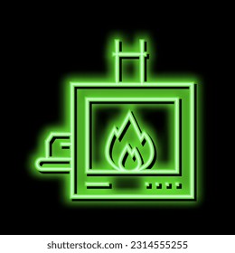 individual cremation neon light sign vector. individual cremation illustration