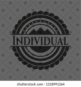Individual dark emblem