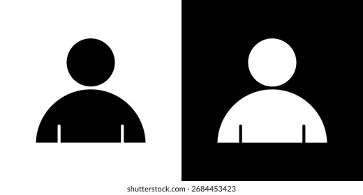 Individual icon in flat style, filled black symbol