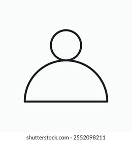 Individual icon. line style vector icon.