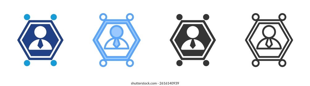 Individual icon set multiple style collection