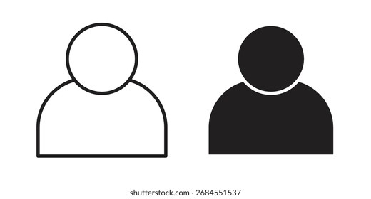 Conjunto de Vectores simples de iconos individuales. conjunto de símbolos de signos de logotipo