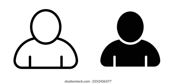 Individual liner icon vector set.