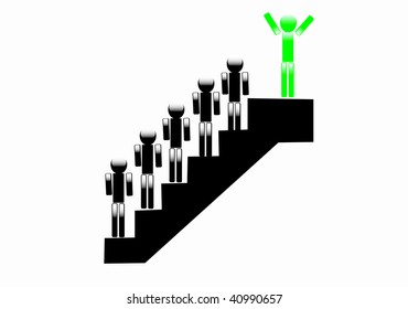 individual stairs