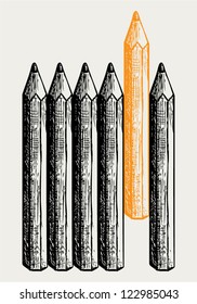 Individuality. Doodle style
