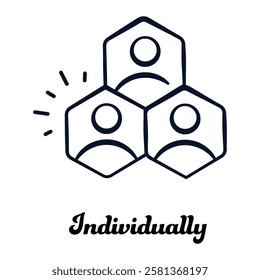 Individuality Icon, Personal Identity and Self-Expression Symbol