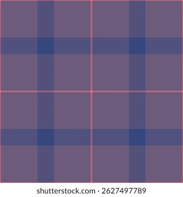 Individuality textile tartan plaid, warmth seamless texture pattern. Mockup vector background fabric check in pastel and blue colors palette.