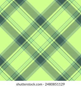 Individuality vector tartan background, presentation textile seamless plaid. Tracery texture pattern fabric check in green and teal colors palette.