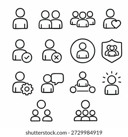 Individuals in various roles and interactions