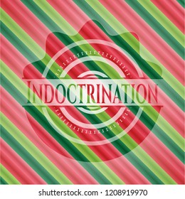 Indoctrination christmas badge.