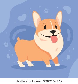 indog pet mascot domestic icon