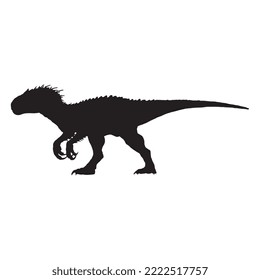 Indominus Rex Dinosaur Vector Illustration Silhouette
