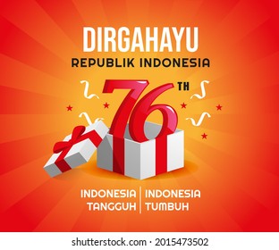 Indonesia 76th independence day, Hari kemerdekaan indonesia ke 76