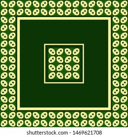 Indonesia Batik Kawung Headband Pattern