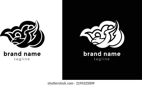 Indonesia Batik Logo. This logo icon with 2 abstract shape in the creative process.