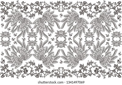 Indonesia Batik Motif, Batik Indonesian: is a technique of wax-resist dyeing applied to whole cloth, or cloth made using this technique originated from Indonesia.