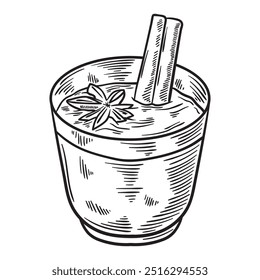 Indonesia Beverages Illustration Colorless - Wedang Uwuh