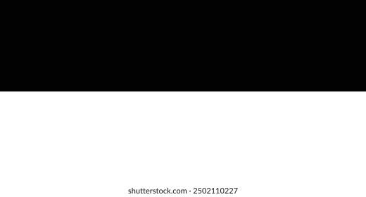 Indonesia Black and white vector design and illustration , National flag of Indonesia 