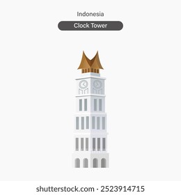 Indonesia Bukittinggi Clock Tower Jam Gadang