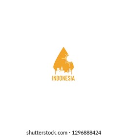 Indonesia city logo
