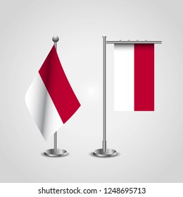 Indonesia Country Flag on Pole