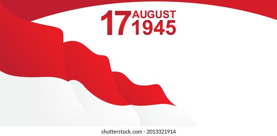 Indonesia country independence day background template