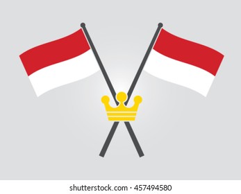 Indonesia Emblem Crown