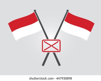 Indonesia Emblem Mail