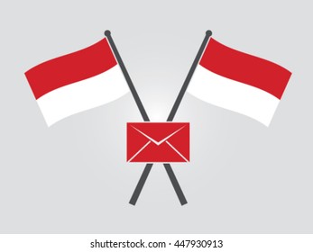 Indonesia Emblem Mail Secret