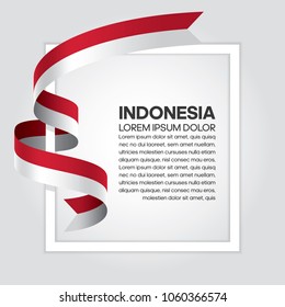 Indonesia flag background