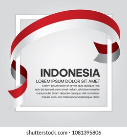 Indonesia flag background