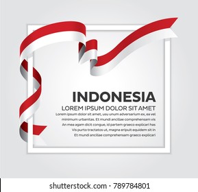 Indonesia Flag Background