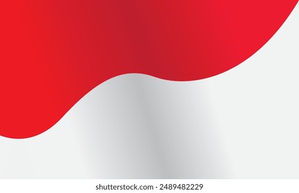 Fondo de la bandera de Indonesia, Anuncio del Día de la Independencia de Indonesia