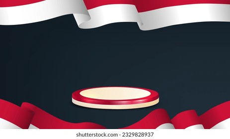 Plantilla de diseño de fondo del indicador de Indonesia