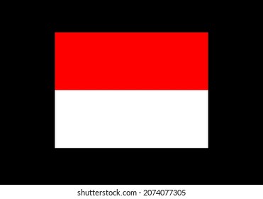 INDONESIA FLAG IN BLACK BACKFROUND