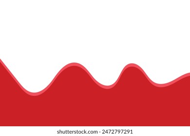 Indonesia Flag Border graphic design 
