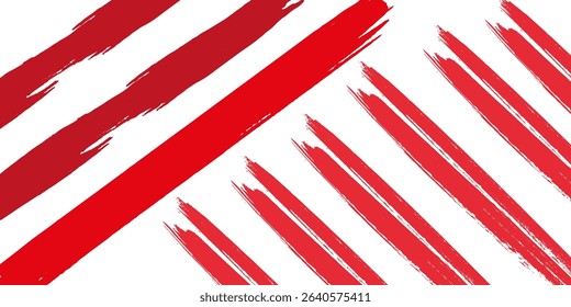 Indonesia Flag with Brush Concept. Flag of Indonesia in Grunge Style