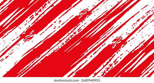 Bandera de Indonesia con concepto de pincel. Bandera de Indonesia. moderno