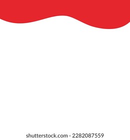 indonesia flag frame illustration design