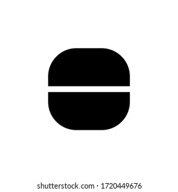 Indonesia Flag Icon , National Flag Square Symbol .