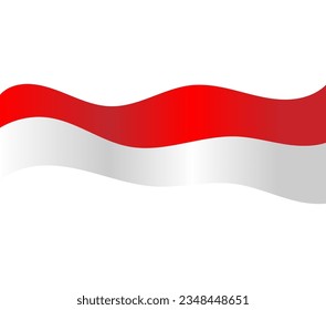 Indonesia flag illustration independen day