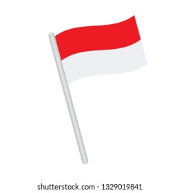 Indonesia   flag. Simple vector Indonesia   flag