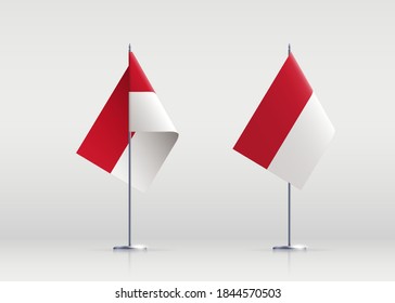 Premium Vector  Vector and hex code nation flag of indonesia