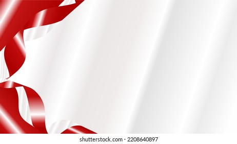 Indonesia flag template background red and white design vector