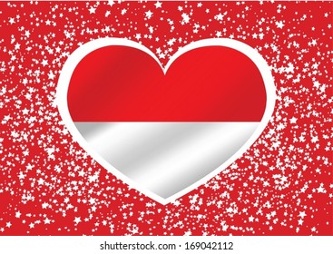  Indonesia Flag vector Illustration