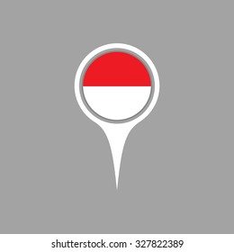 Indonesia flag,pin